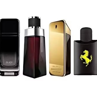 Combo 04 perfumes masculino fragrâncias importadas 400mls exclusivo Envio imediato a sua compra!!!