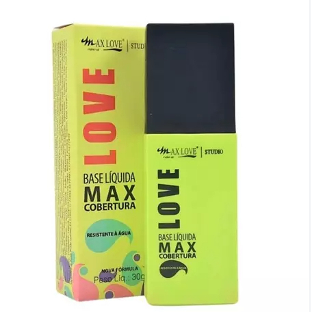 Base Líquida Max Cobertura Max Love em Oferta na Shopee