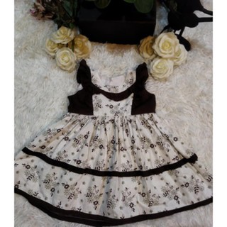Vestido Infantil Feminino Modelo Regata, Estampado, Tam: 01, Marca: Katitus