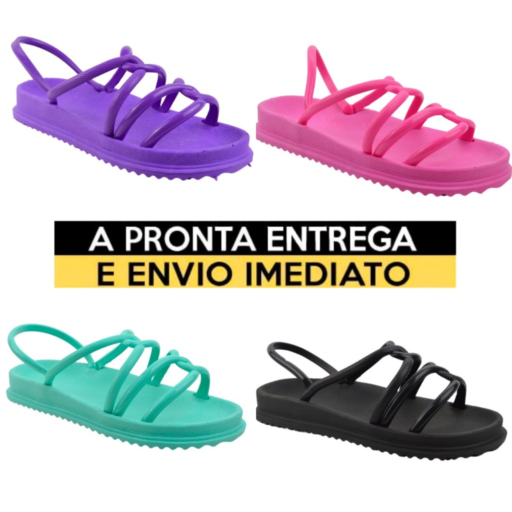 Sandália Papete Birken  34 Ao 40 Promoção Verão Leve Confortável Macia Adulta Promoção modelo SOL