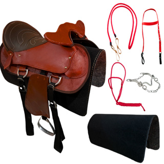 Sela De Cabeça Havana Australiana De 16 Polegadas Couro Completa + Brindes em Oferta na Shopee