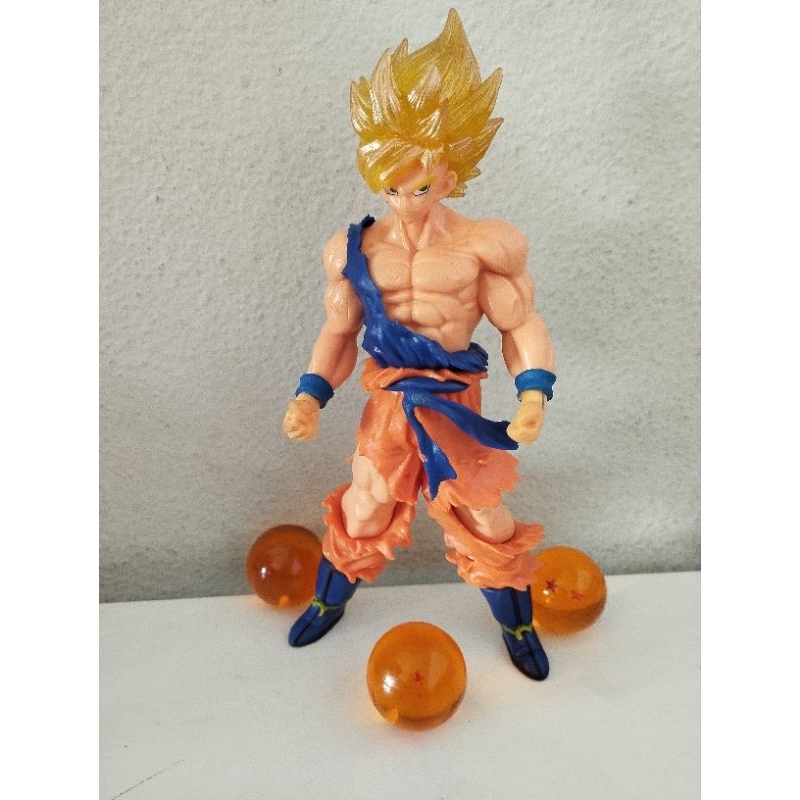 Boneco Goku Super Sayadin clássico Lendário action figura Rara colecionável Dragon Ball Z