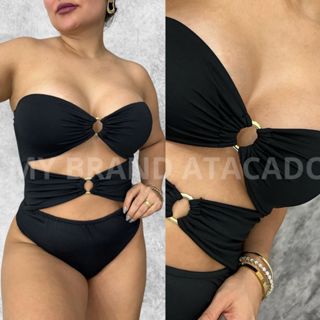body feminino maiô feminino com bojo maio ARGOLA bory bodysuit roupa de praia feminina bor...