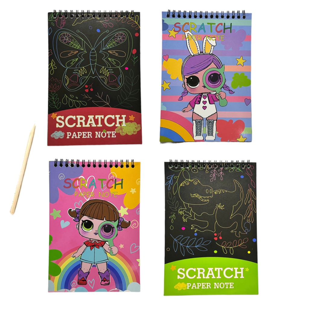 Kit Blocos Papel Mágico A5 Multicolor Para Desenhar 10 Folhas