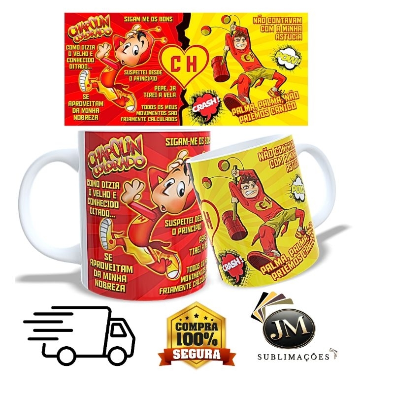 Caneca Personalizada do Chapolin Colorado – Não Contavam com a Sua Astúcia!