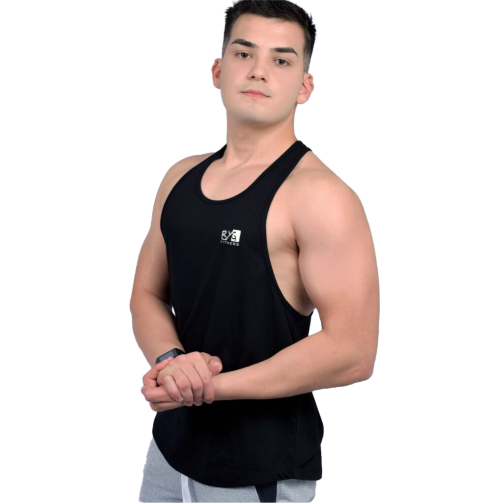 Regata Masculina Cavada 100% Algodão Lisas Sem Estampas Cores Basicas para Treinar Estilo Americano em Oferta na Shopee