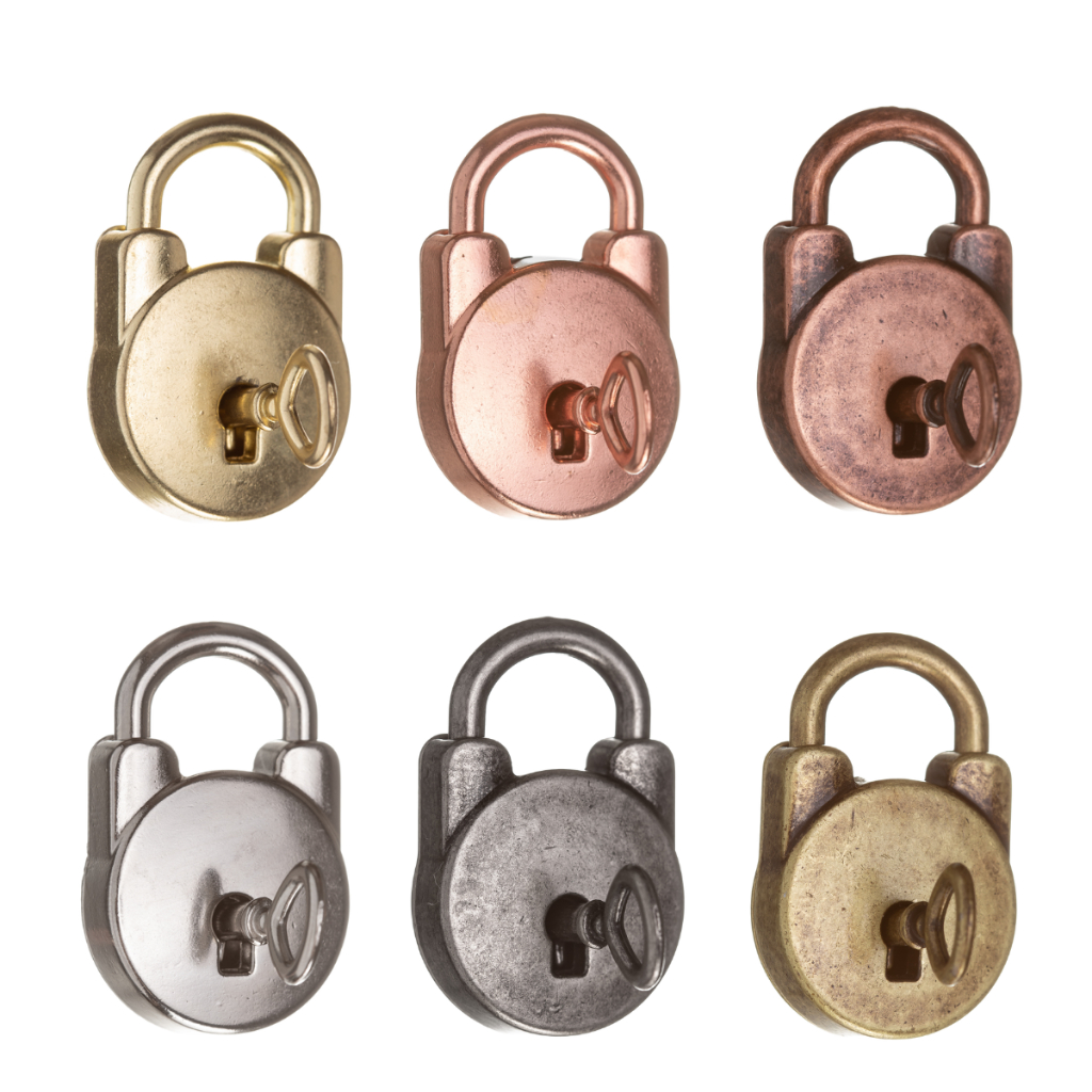 Cadeado Chave Metal Redondo 1 Peça Artesanato Decoração Vintage Antigo Decorativo Enfeite