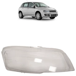 Lente Farol Dianteiro Stilo 2002 2003 2004 2005 2006 2007 2008 2009 2010 2011 2012 Transparente Lente Lisa Acrilico