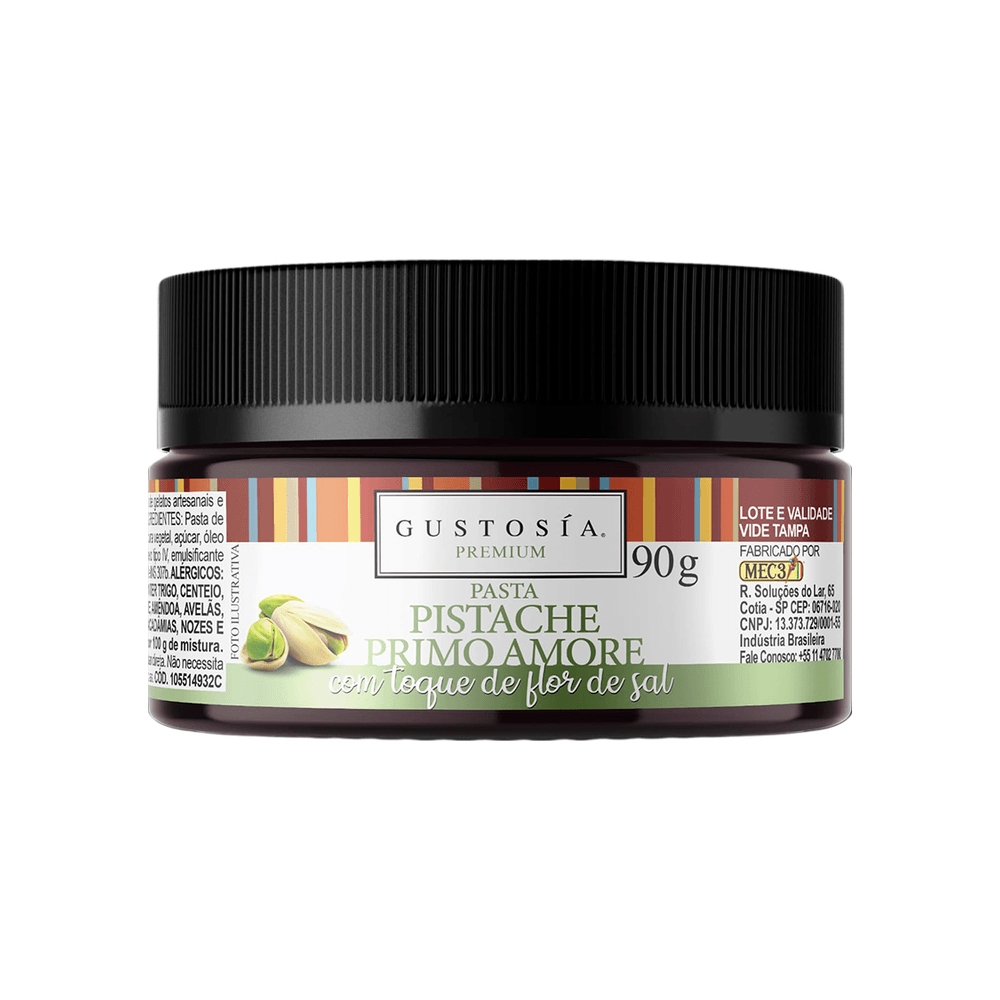 Pasta Saborizante Gustosia Premium Pistache Primo Amore 90g Mec3 em Oferta na Shopee