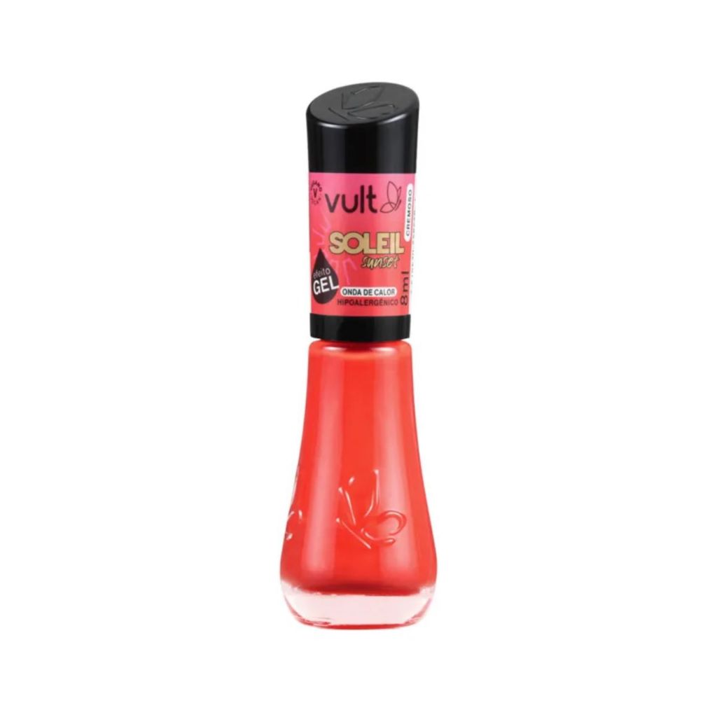 Esmalte Vult 5 Free Soleil Sunset Onda de Calor 8ml em Oferta na Shopee