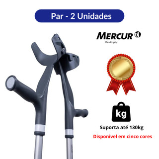 Muleta Canadense Fixa Mercur – Conforto, Estabilidade e Suporte