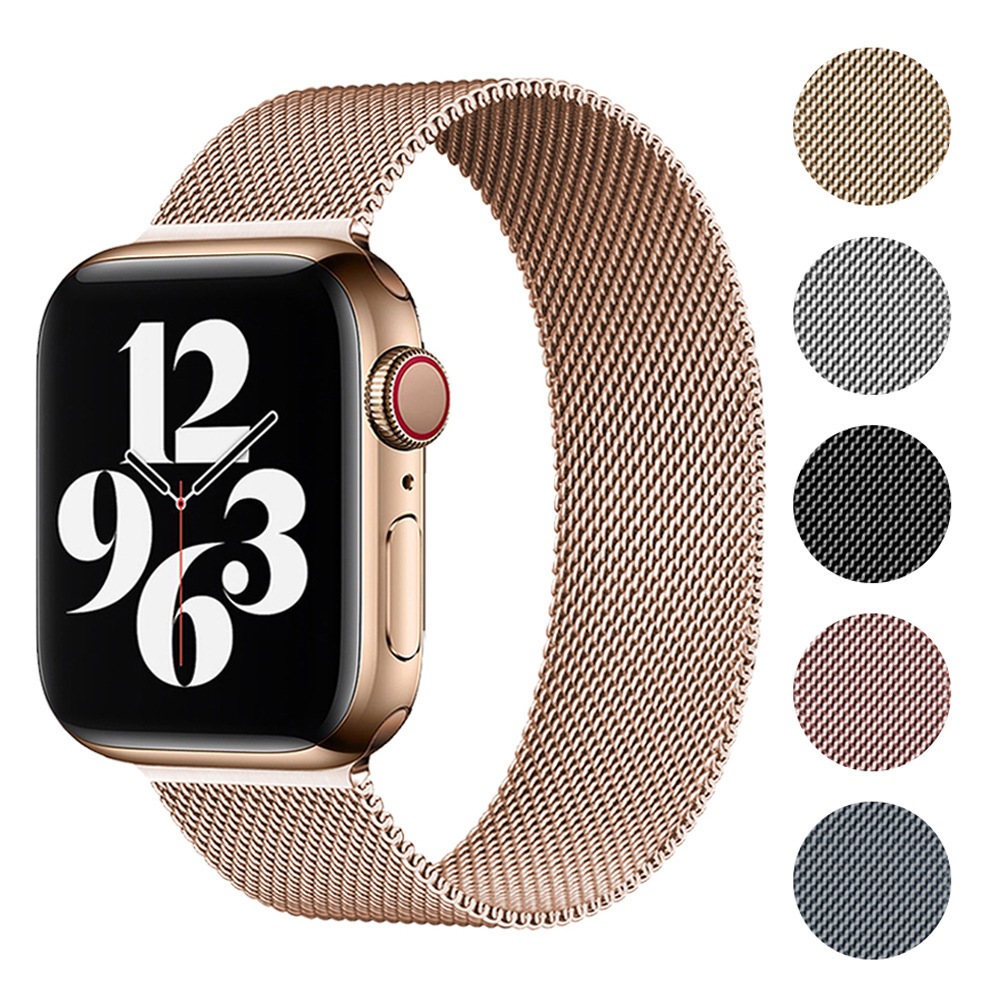 Pulseira Metal Para Apple Watch 38/40/42/44mm Watch7 41/45mm Ultra 42/46/49mm em Oferta na Shopee