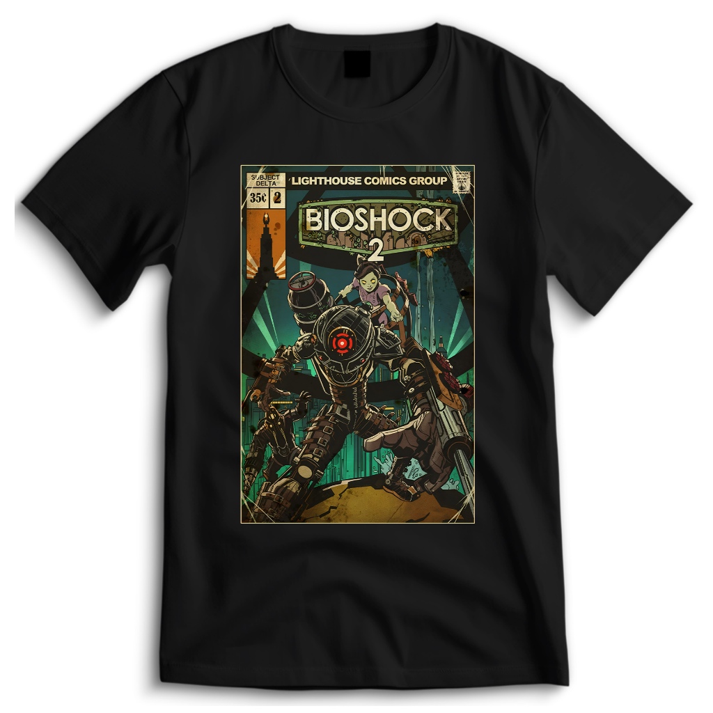 Camiseta Básica Bioshock 2 100% Algodão - 577