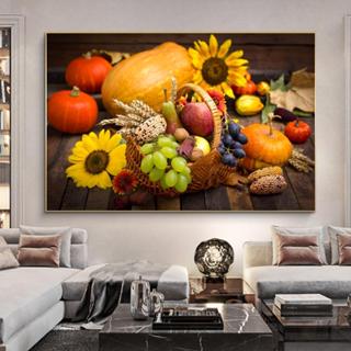 quadro decorativo para cozinha frutas em Oferta na Shopee