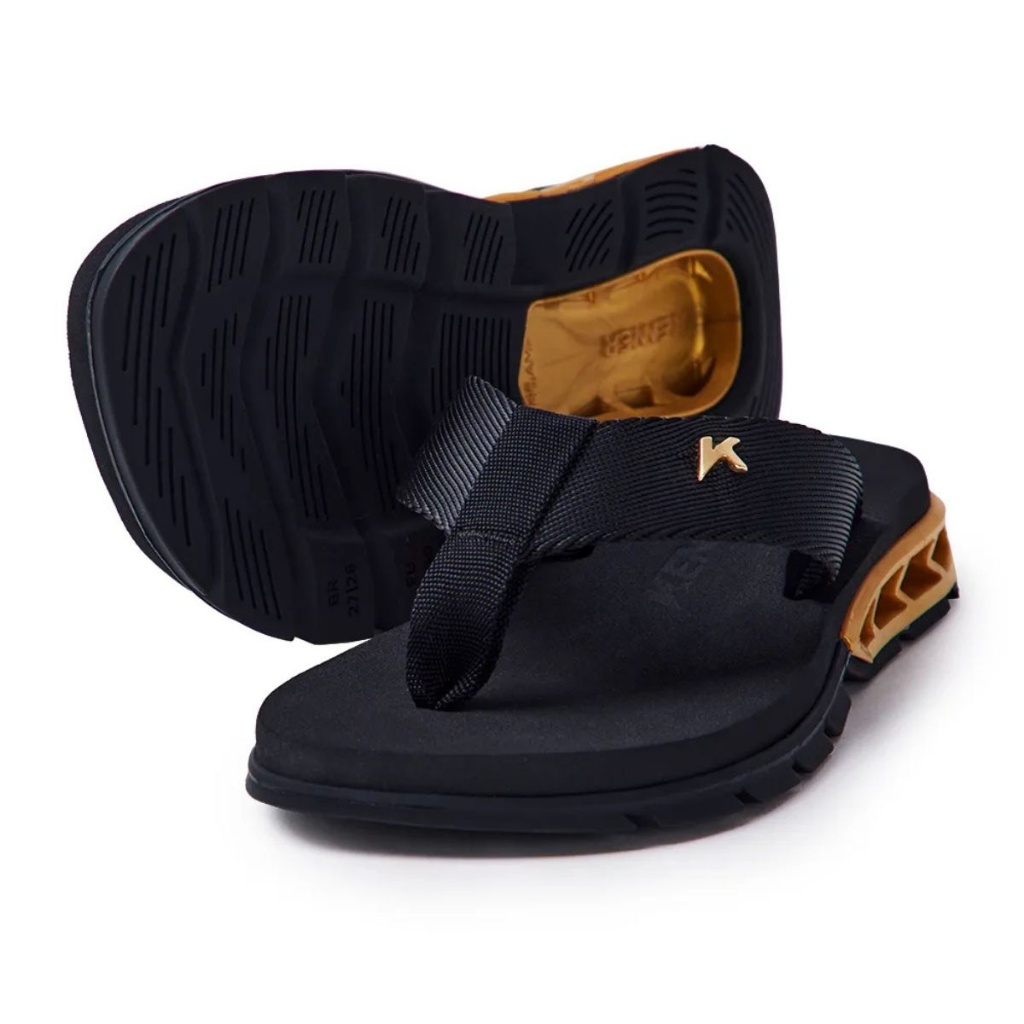 Sandália Chinelo Kenner Rakka Kids Infantil Original DVZ Dourado em Oferta na Shopee