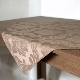 Toalha de mesa/chá/fogão 0,70x0,70 em Tecido Jacquard - Avelã em Oferta na Shopee