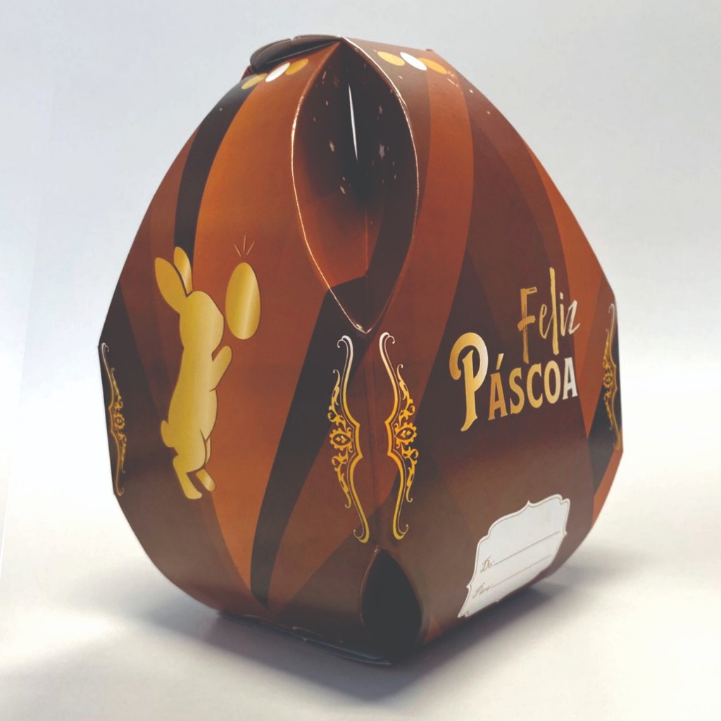 10 un. caixa para ovo de páscoa inteiro em pé até 500g em Oferta na Shopee