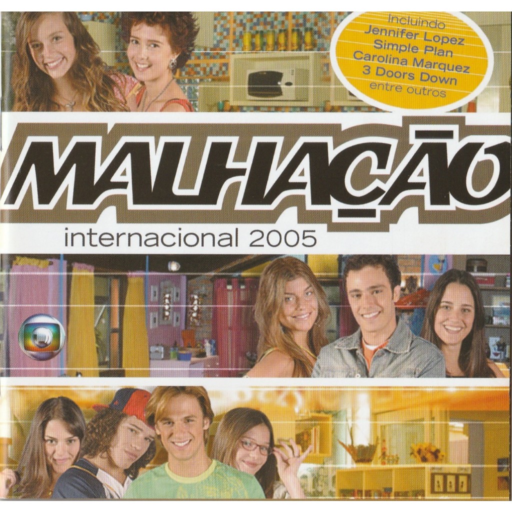 CD Malhação Internacional 2005 Som Livre Dance Pop Rock Trilha Novela Anos 90 Original