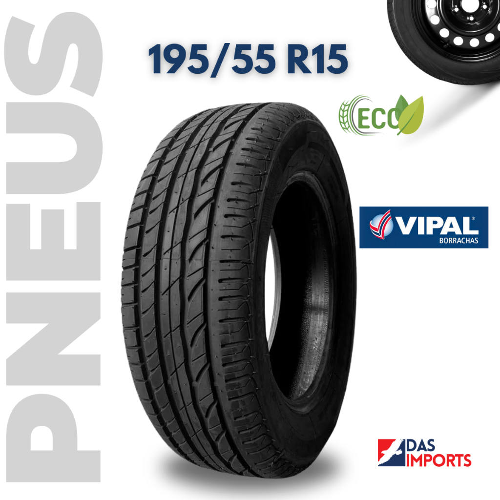 Pneu 195/55 R15 Remold Novo Primeira linha com garantia