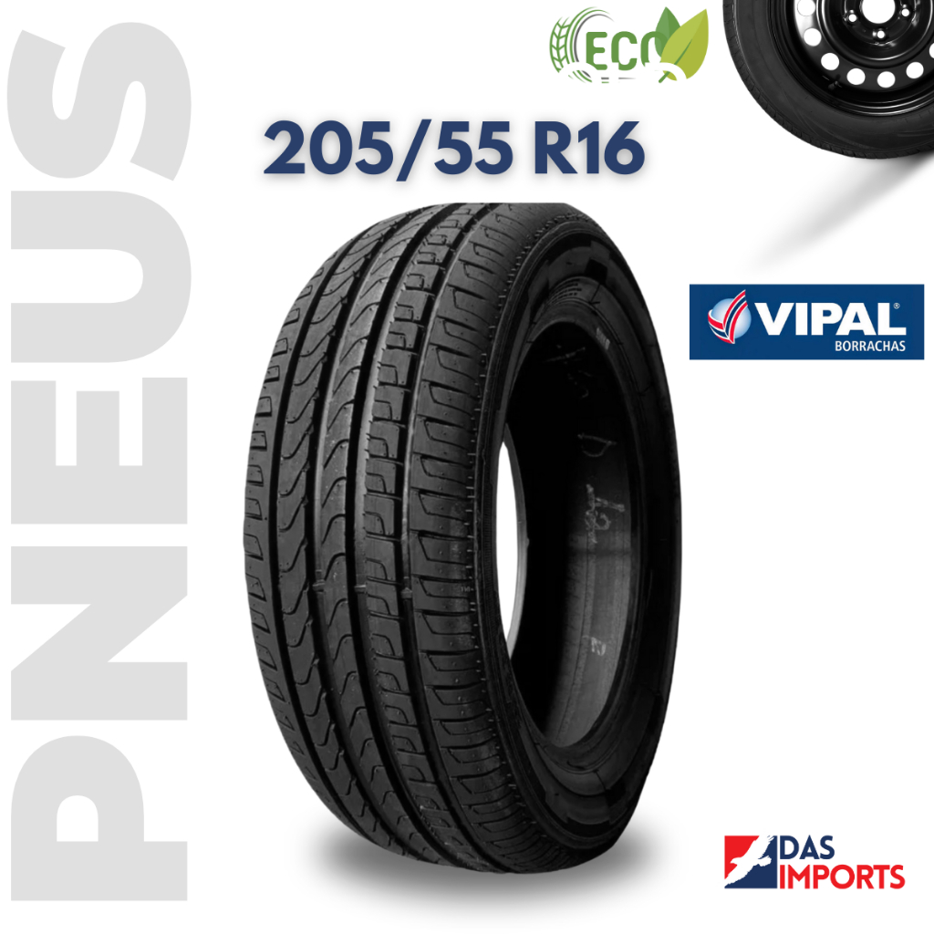 Pneu Aro 16 Com Garantia Ecologico Novo 205/55/16 1 Unidade Inmetro Ecológico