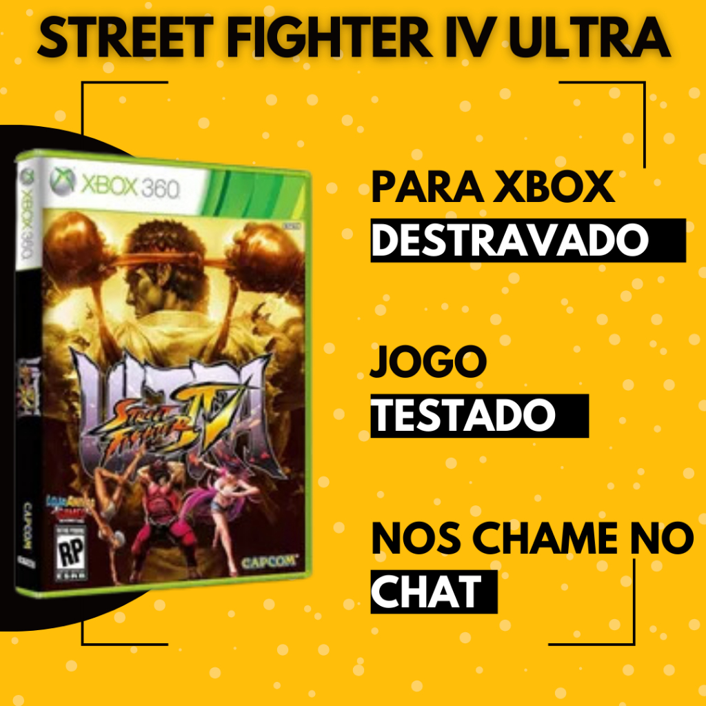 STREET FIGHTER IV ULTRA - LUTA - XBOX 360