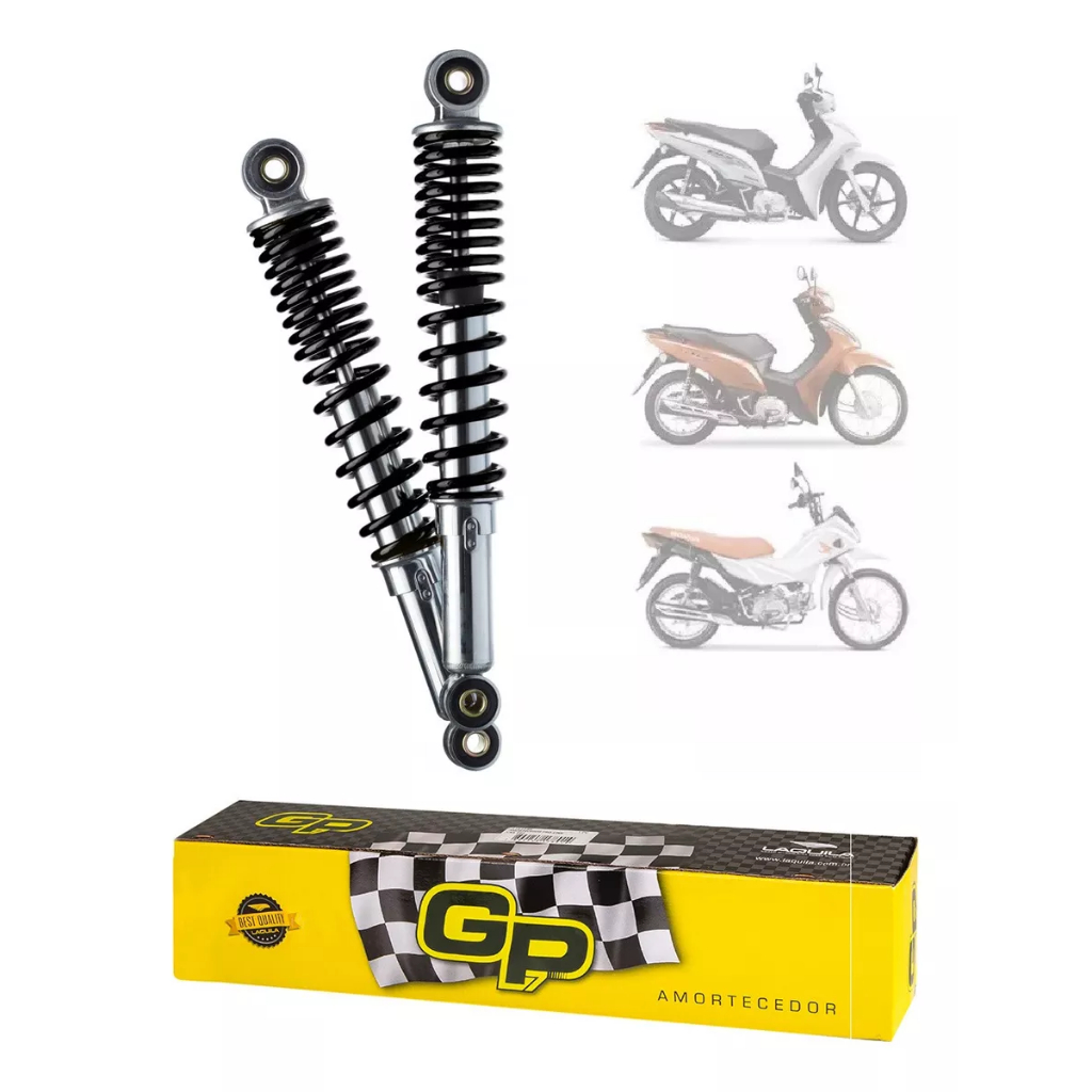Par Amortecedor Honda Pop 100 2007 2008 2009 2010 2011 2012 2013 2014 2015 GP7 Original
