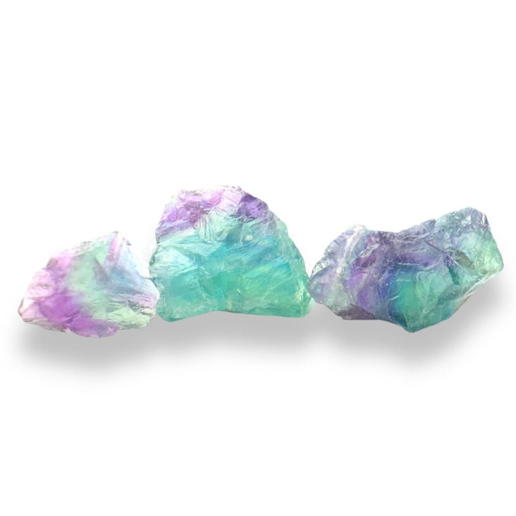 Pedra Fluorita Bruta Natural Energizada Original Kit 3 Unidades em Oferta na Shopee
