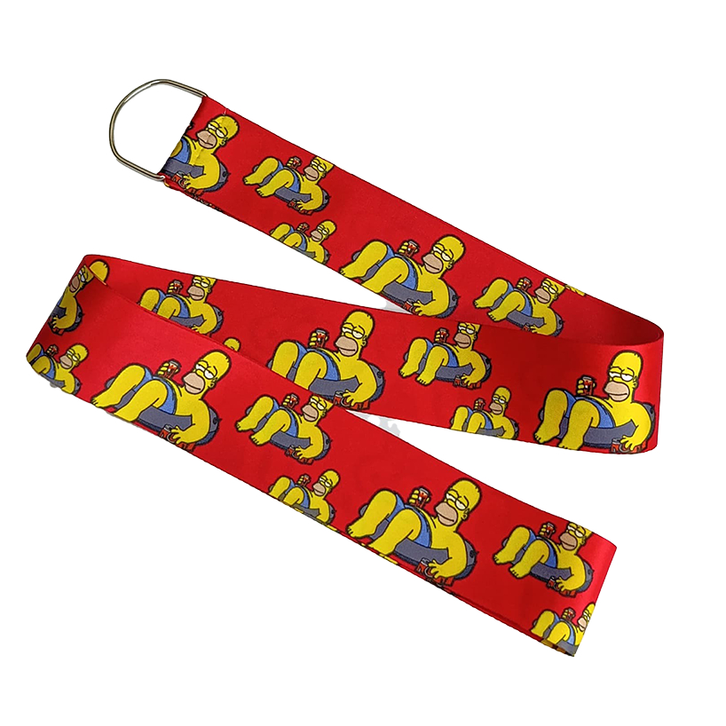 Tirante/cordão Personalizado Para Caneca De Alumínio - Tirante com Abridor -  Tirante para caneca - Homer Simpson