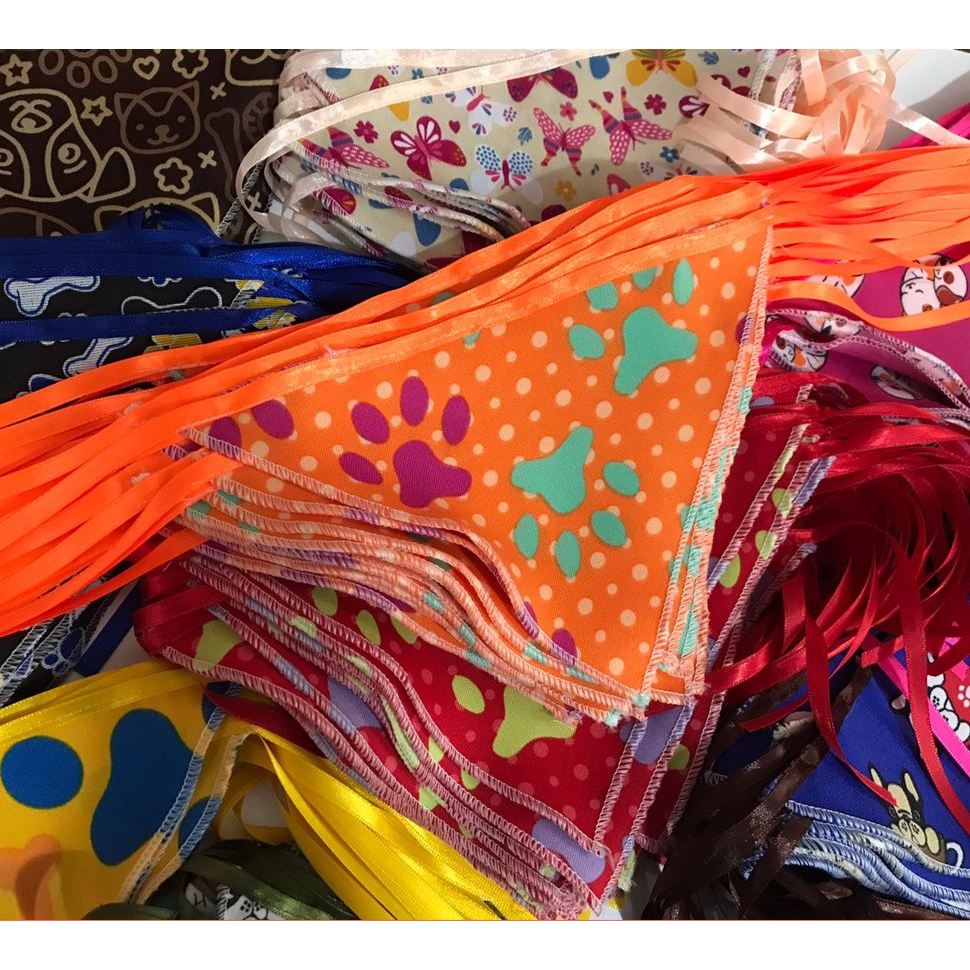 50 Bandanas M para pet shop banho e tosa em Oferta na Shopee