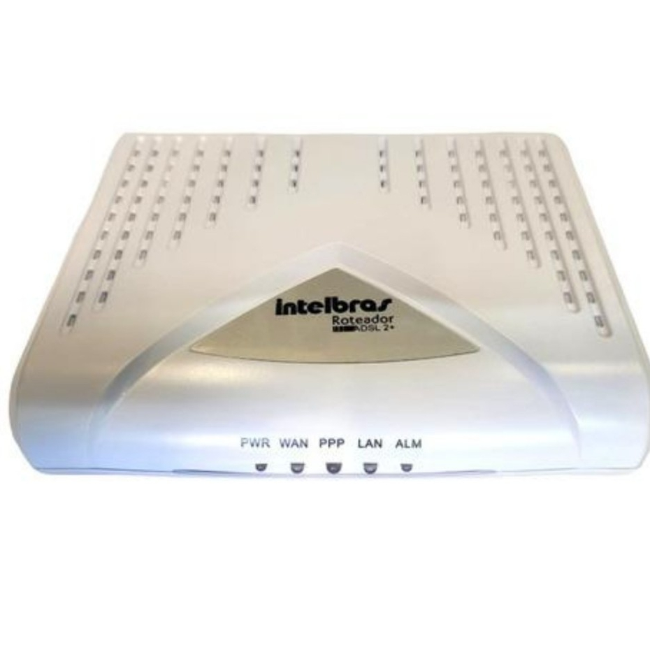 Roteador Adsl2+ Intelbras Gkm 1200e Cor Branco