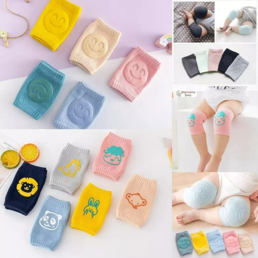 Kit De Joelheiras Com 1 Par Antiderrapante Bebê Engatinhar