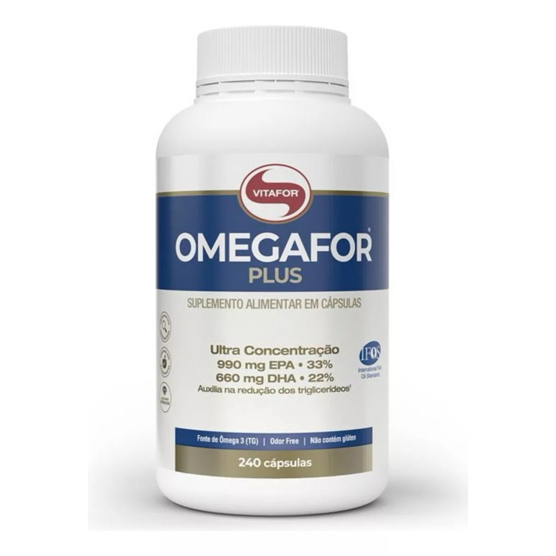 Omegafor Plus 240 Cápsulas Ômega 3 Vitafor em Oferta na Shopee