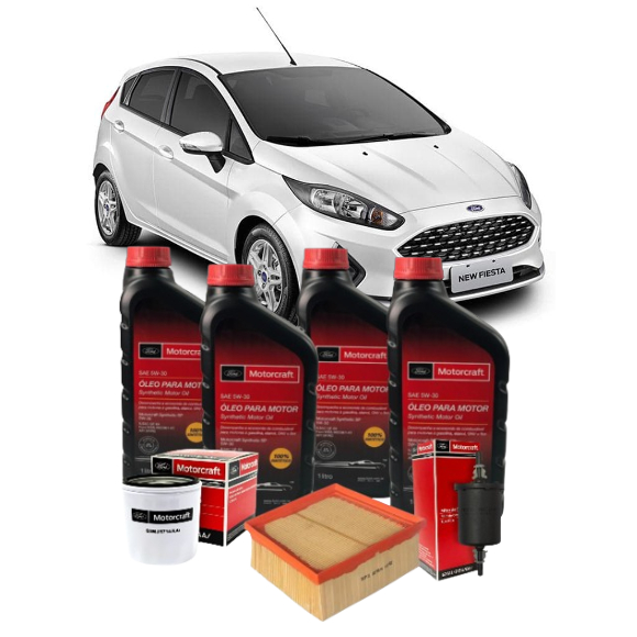 Kit Revisão New Fiesta 1.6 5w30 FORD Motorcraft Filtro de Óleo Filtro de ar Filtro de Combustível em Oferta na Shopee
