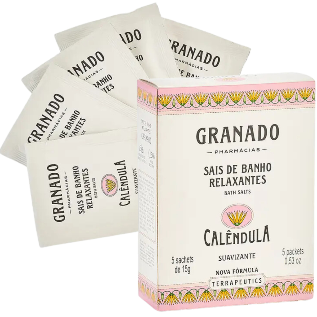 Sal de banho Granado Terrapeutics Calêndula 5X15g Sachets