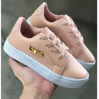 Tenis infantil casual love em Oferta na Shopee
