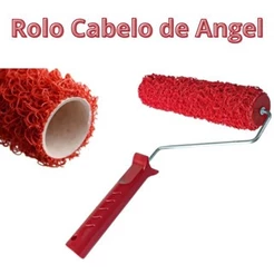 Rolo Para Textura Cabelo De Anjo 23cm Com Cabo