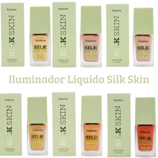 Lançamento Iluminador Liquido Natural Glow Silk Skin - Ruby Rose em Oferta na Shopee