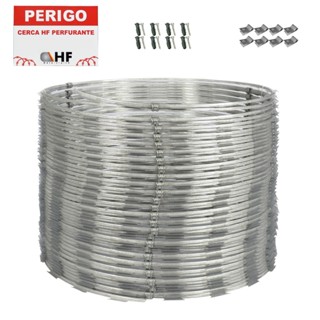 Cerca Concertina Dupla Clipada 45cm 7 Metros Com Kit Instalação em Oferta na Shopee