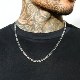 Colar Corrente Fina Aço Inox Legítimo Cirúrgico Prata 3x1 Original em Oferta na Shopee