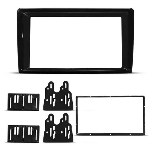 Moldura Painel Redutora De 9 Para 7 Preta / Black Piano Chinesa Universal Fiamon Cód 4992/4993 em Oferta na Shopee