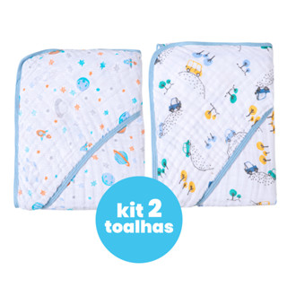 KIT PRESENTE 2 TOALHAS SOFT! TOALHAS SOFT KARINHO 80X80CM! IDEAL PARA PELE DO BEBÊ!