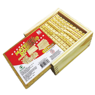 Material Dourado 111 peças - Jogo pedagógico em Oferta na Shopee
