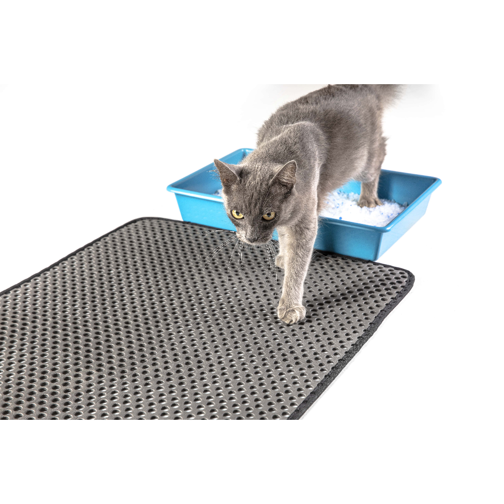 Tapete Higiênico Coletor De Areia Para Pata do Gato Tamanho Exg 68 X 100cm Marca Yolopet