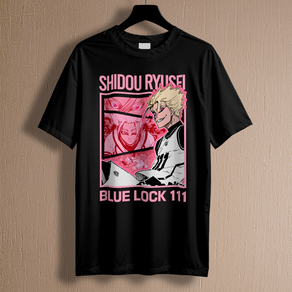 Camiseta Camisa Blue Lock Shidou Ryusei Atacante Jogo Futebol Anime REF 2576 Home Custom