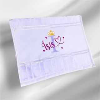 Toalha Personalizada Bordada Com Nome em Oferta na Shopee