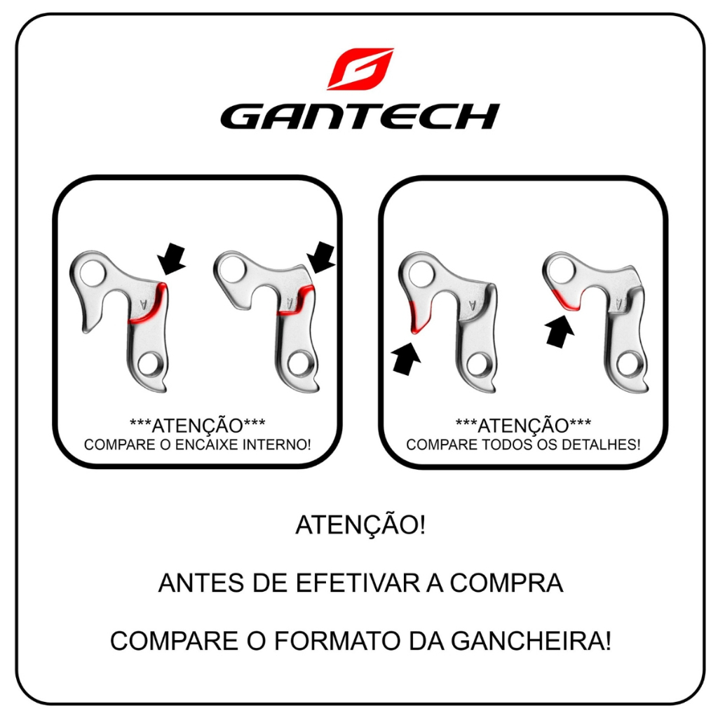 Gancheira em Aluminio Gantech Gts M1/ Monaco