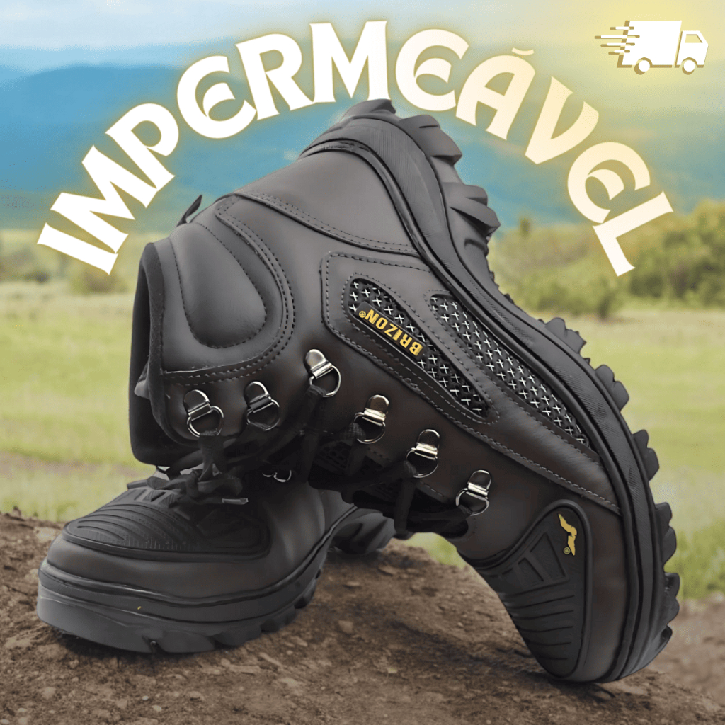 Coturno Bota Masculino Impermeável Resistente Trabalho | Estilo CAT | Lançamento com Envio Imediato