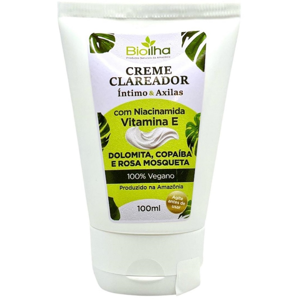 Creme Clareador íntimo de Axilas e Virilhas - 100ml Clareador íntimo em Oferta na Shopee