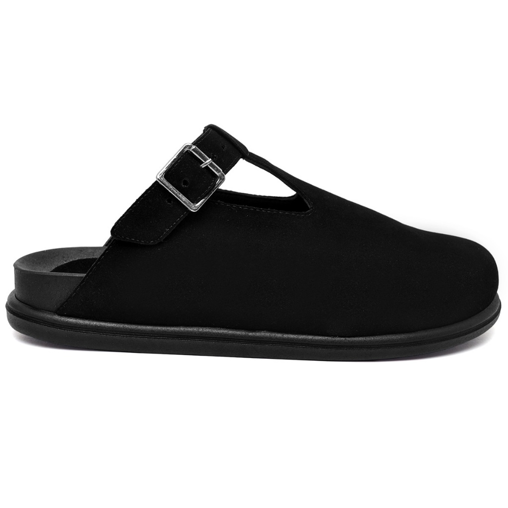 Detalhes do Sandália Mule Clog Babuche Feminino Preto Original Dubuy BOB 1902DB