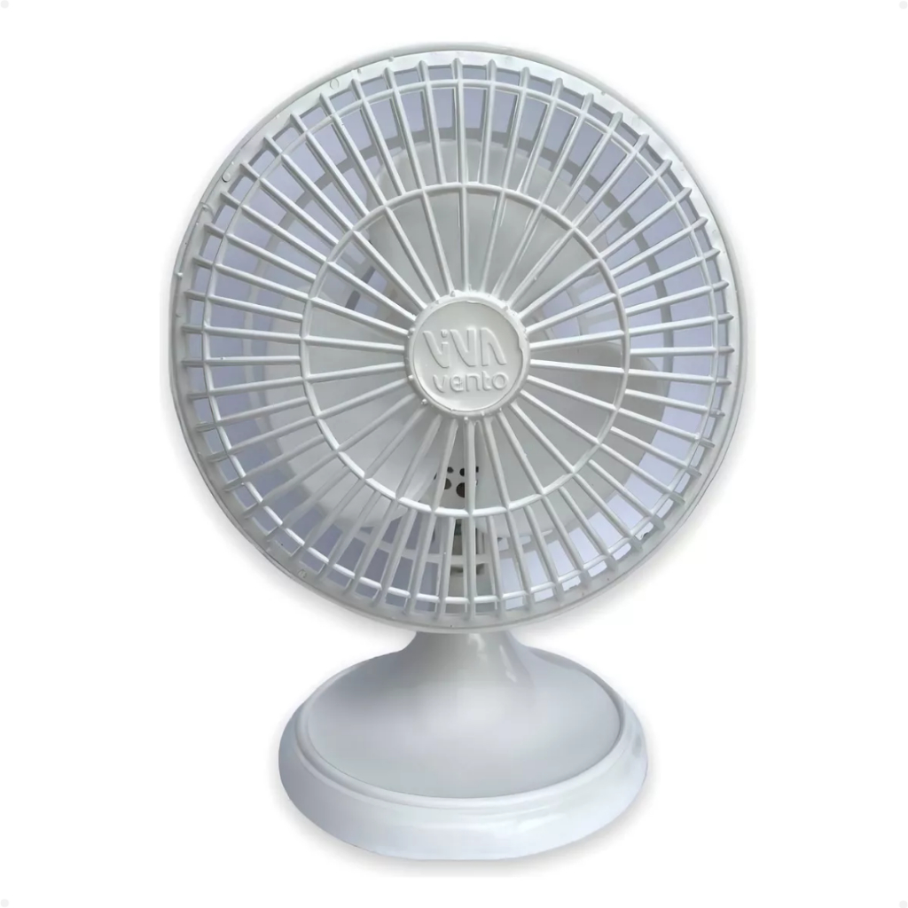 Ventilador Mini de Mesa Elétrico Escrivaninha 20cm Movimento Único